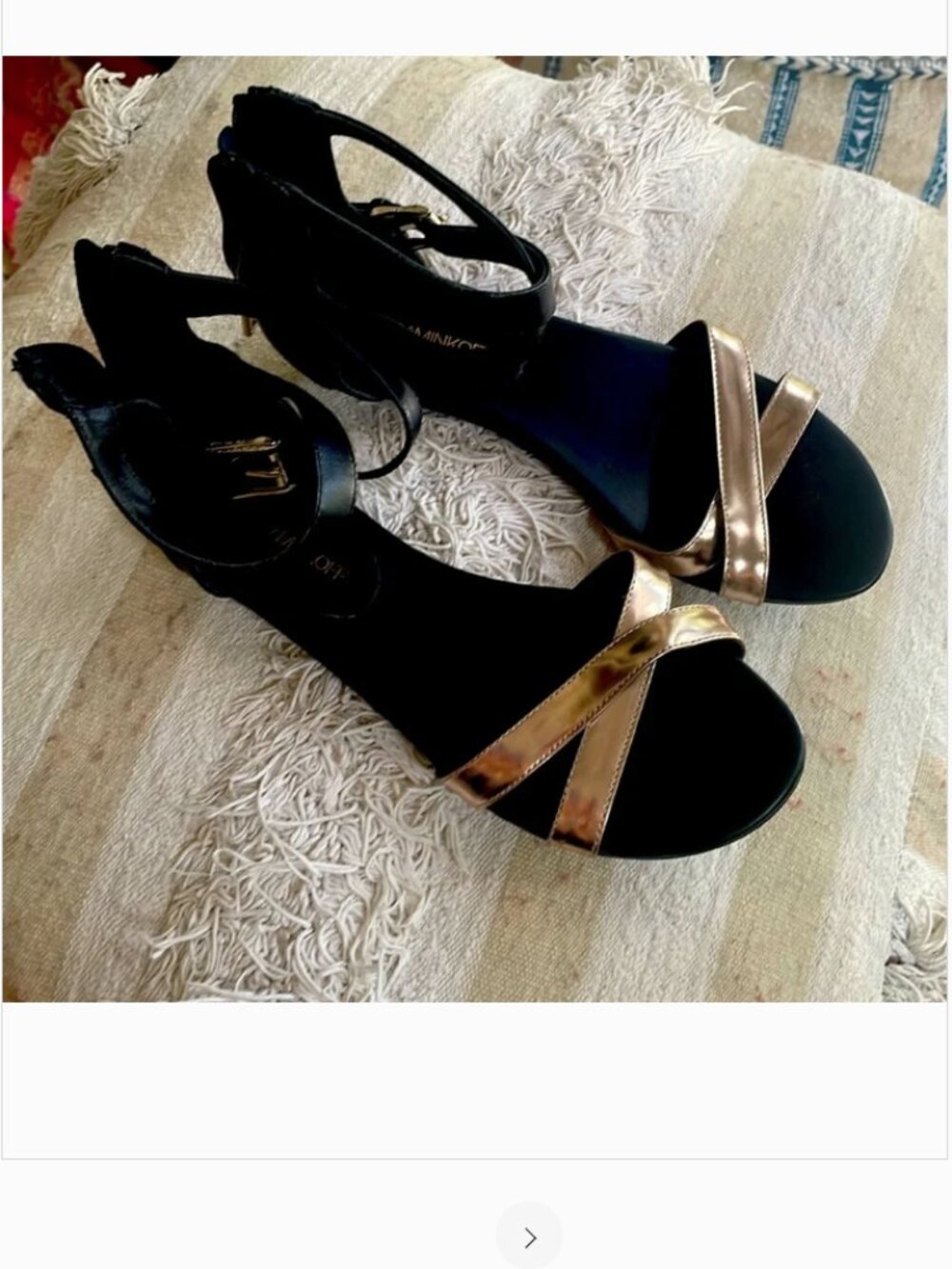 Rebecca Minkoff ankle strap flat sandals